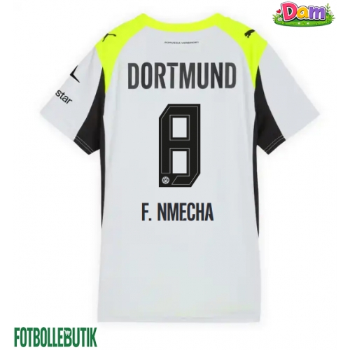 Borussia Dortmund Felix Nmecha #8 Bortatröja Kvinnor 2025-26 Kortärmad